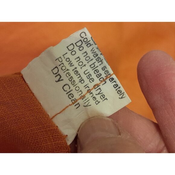 Terzo Millennio Womens Linen Quiet Luxury Beach Vacation Hi Lo Sz Large Top - Picture 5 of 7